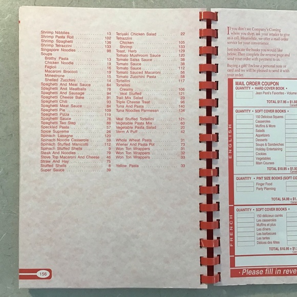 2/$20 Company's Coming Vintage Pasta Cookbook - Picture 8 of 8